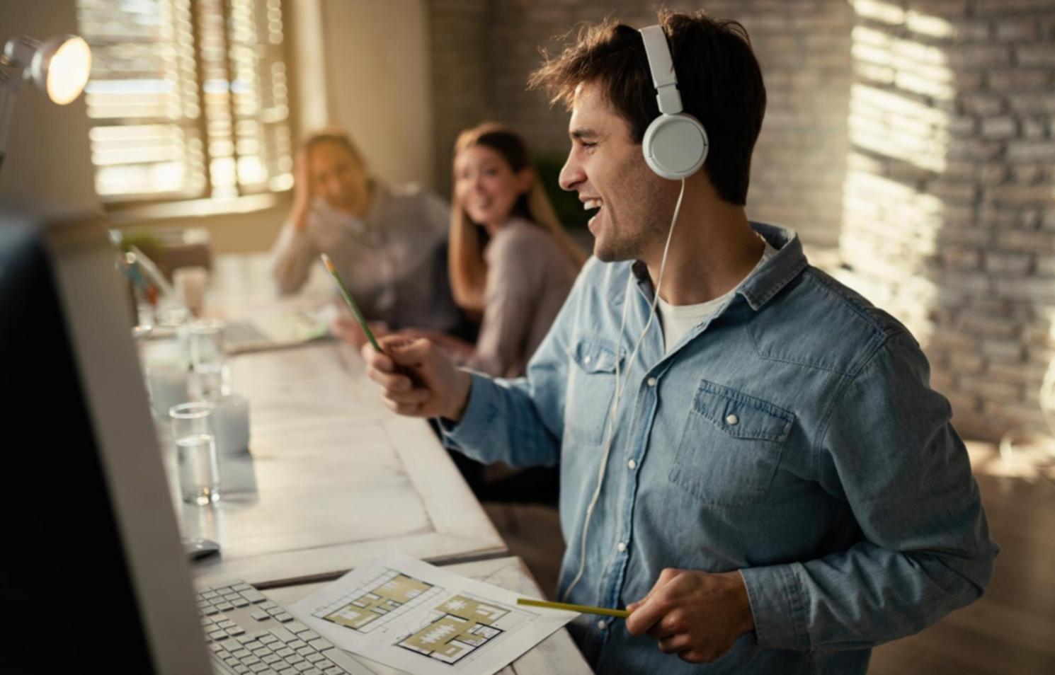 Professional IT team working on backup systems and data protection solutions